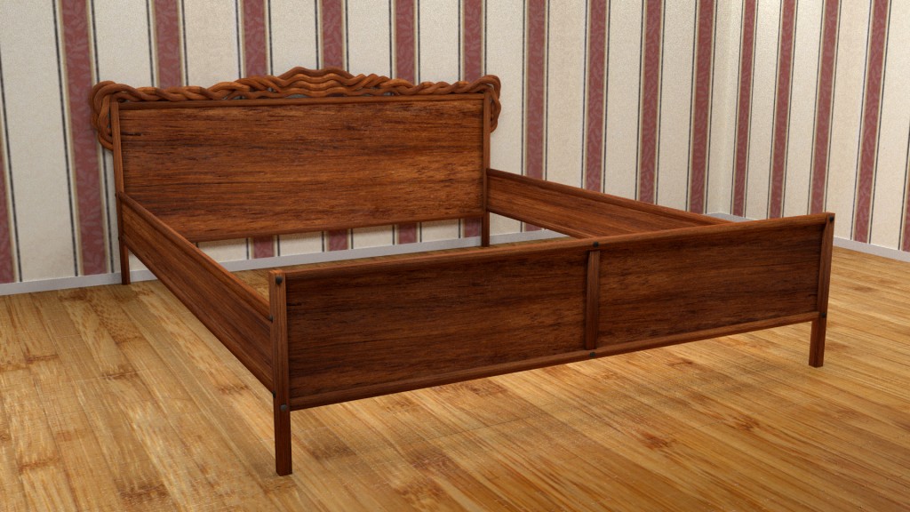 Simple bedframe preview image 1